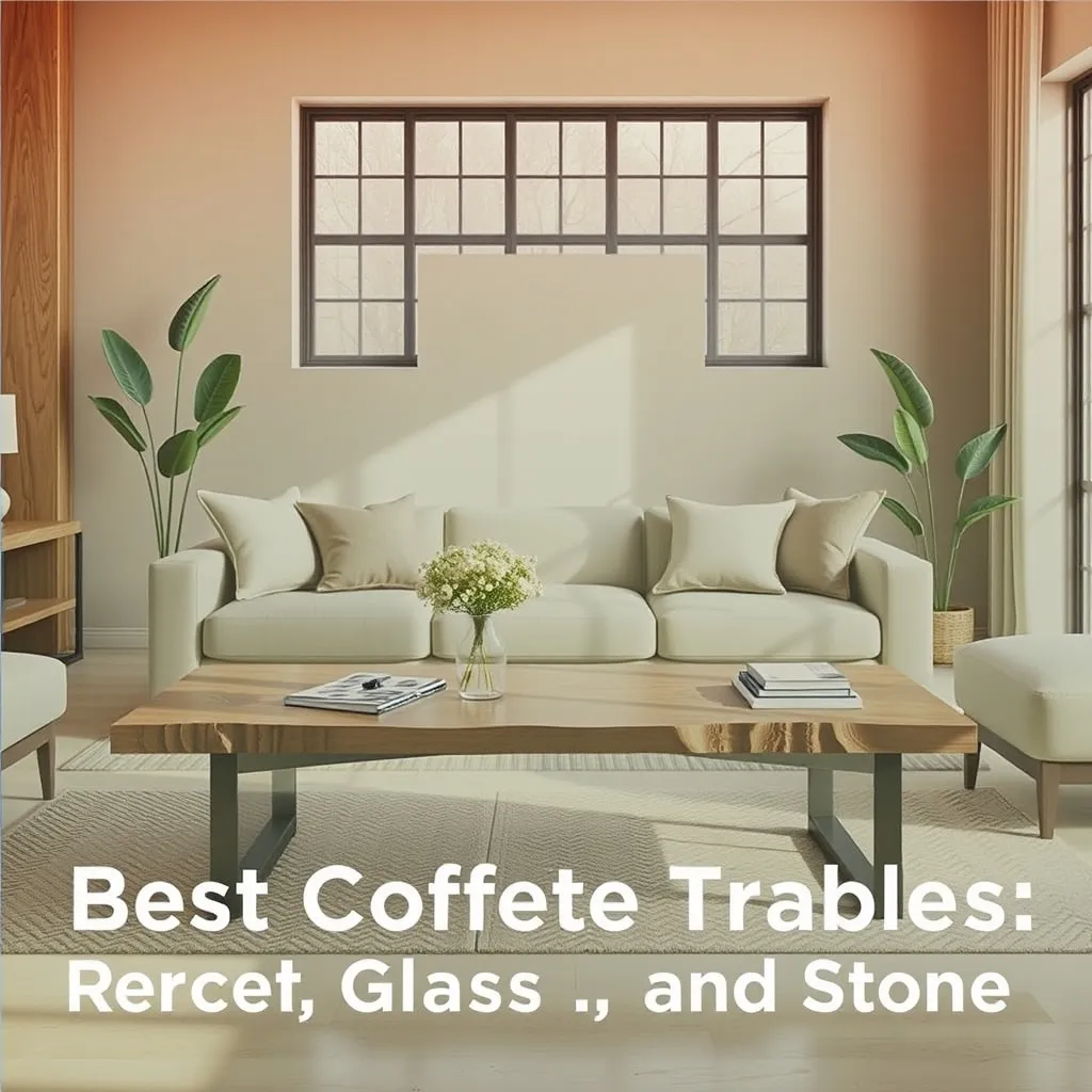 Best Coffee Tables of 2025: Wood, Glass, and Stone