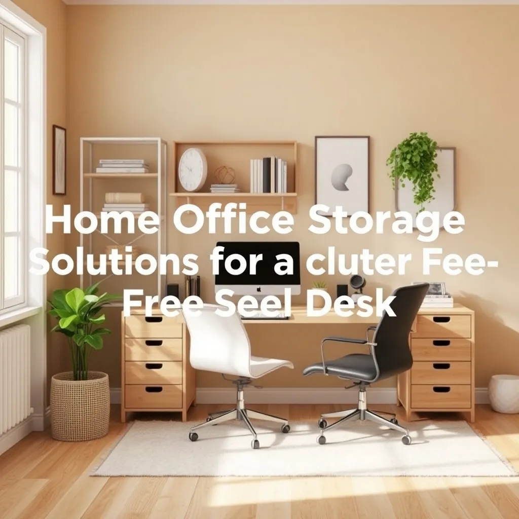 Home Office Storage Solutions for a Clutter-Free Desk